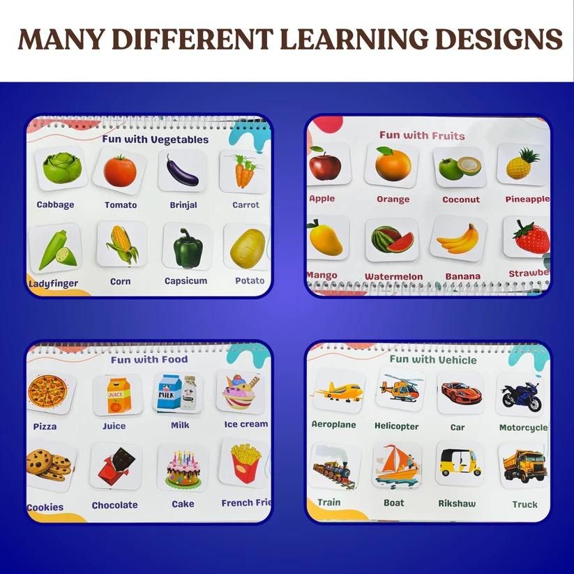 Chhote Natkhat Early Learning Book | 12 in 1 Learning Book For Kids