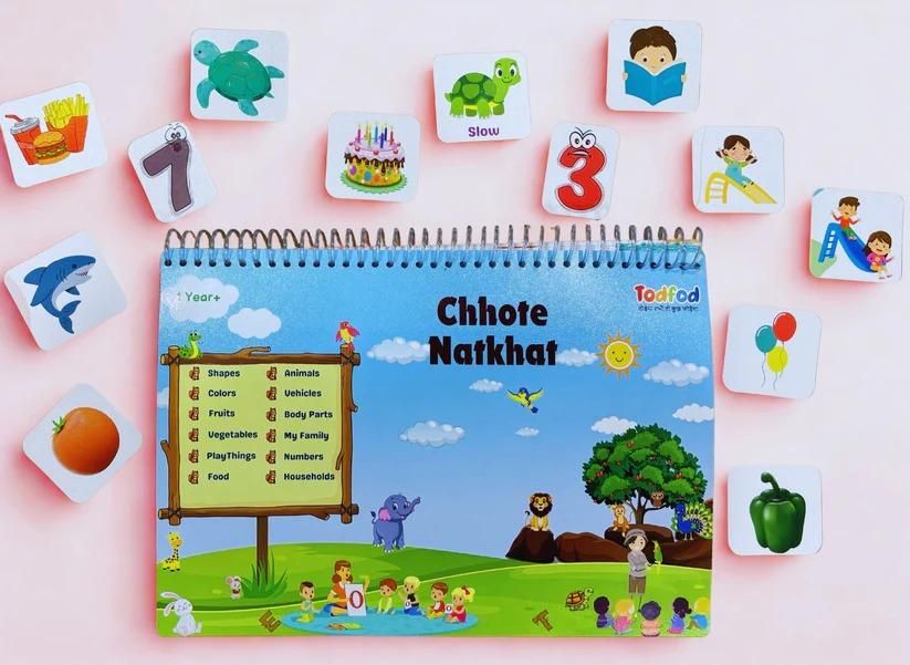 Chhote Natkhat Early Learning Book | 12 in 1 Learning Book For Kids