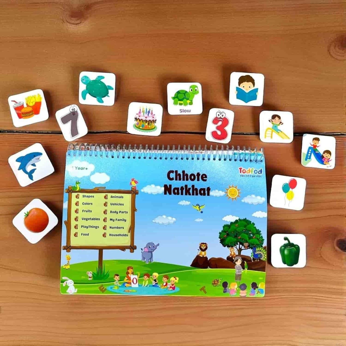 Chhote Natkhat Early Learning Book | 12 in 1 Learning Book For Kids