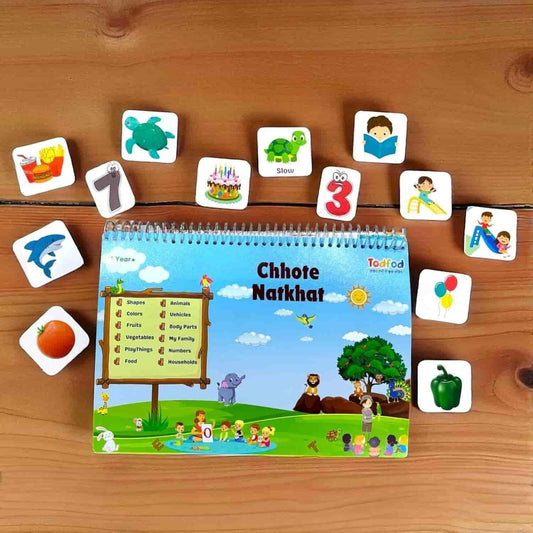 Chhote Natkhat Early Learning Book | 12 in 1 Learning Book For Kids