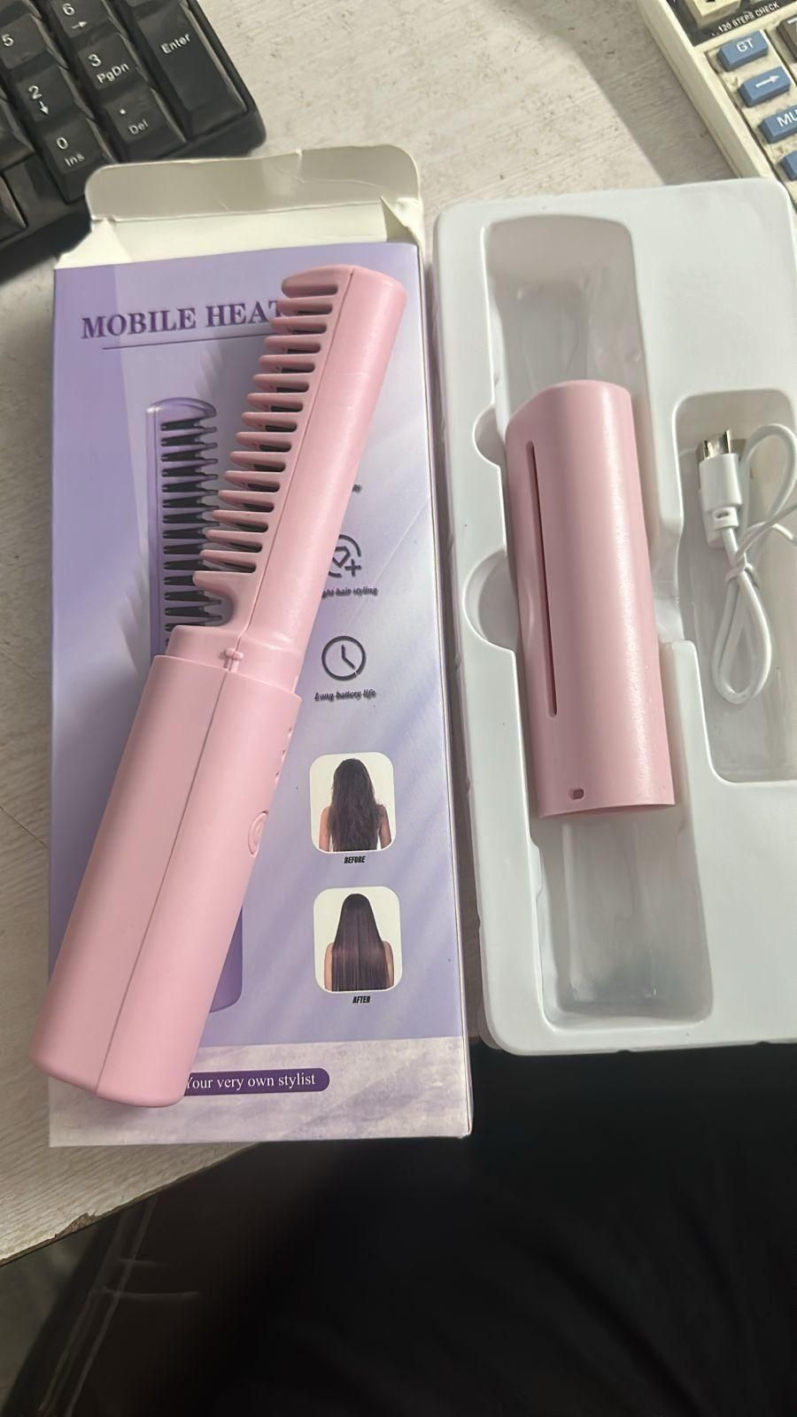 Mini Hair Straightener - Cordless & Rechargeable